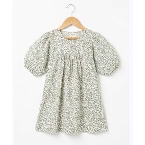 Mirth Belem dress green white Medium puff sleeves belem dress